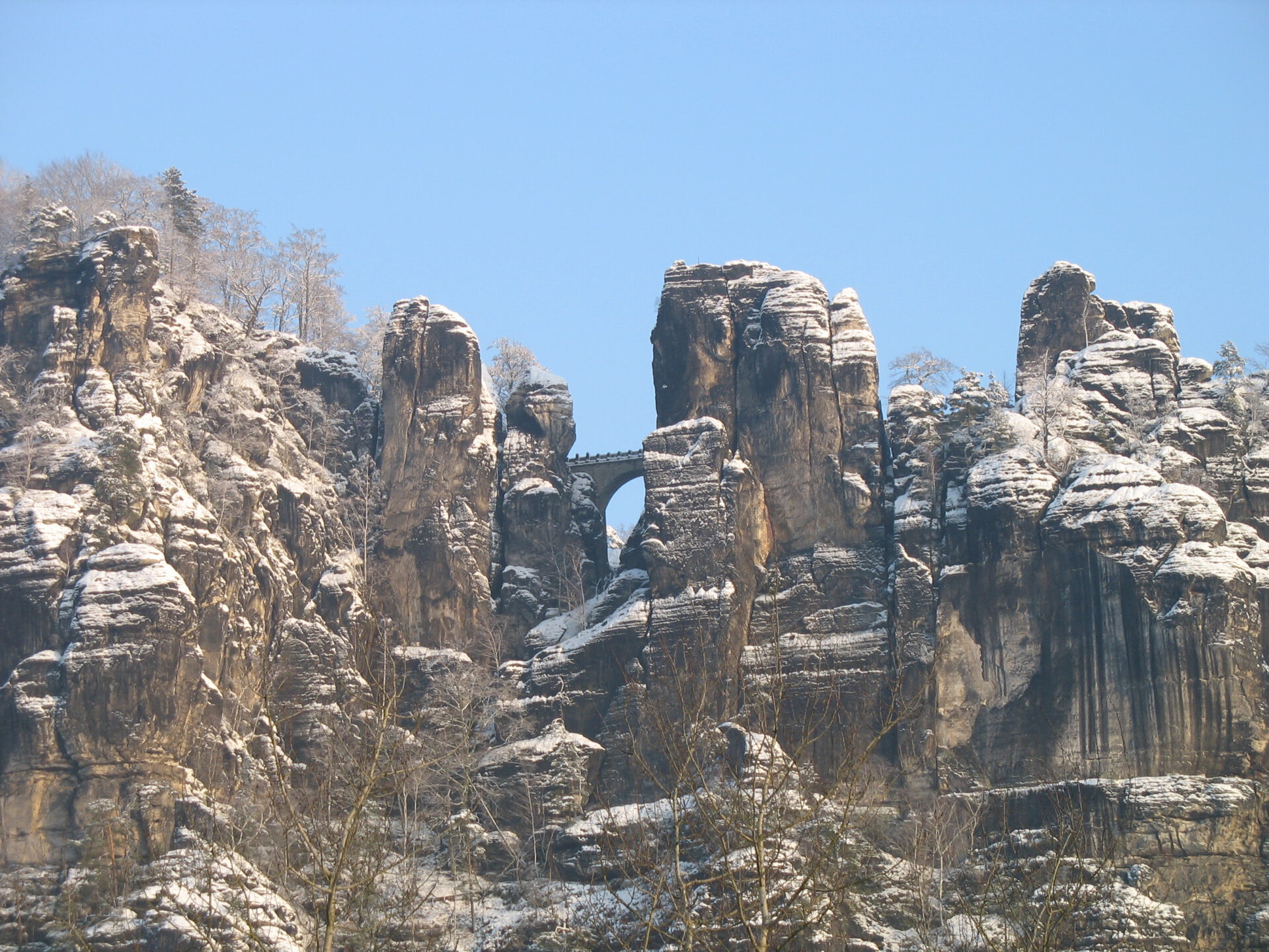 Bastei im Winter