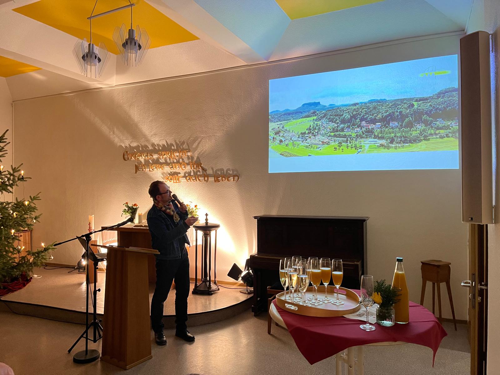Neujahrsempfang 2025 - Friedensburg & Felsengrund Stiftung Rathen - Vorstand Matthias Börner