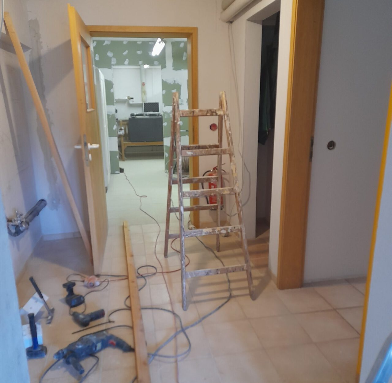 Haus 4 - Bauarbeiten Gruppenraum