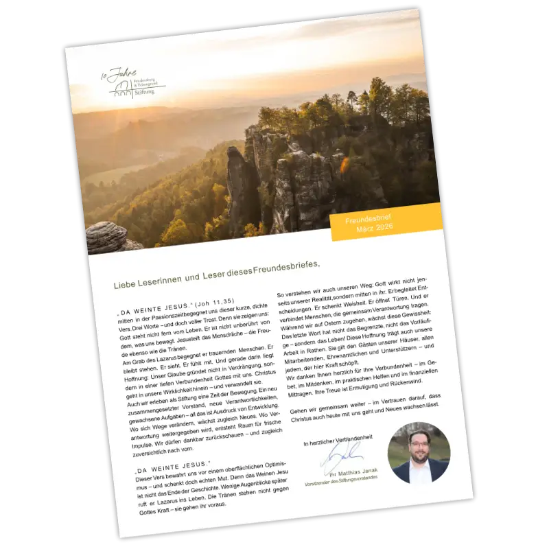 Freundesbrief März 2026